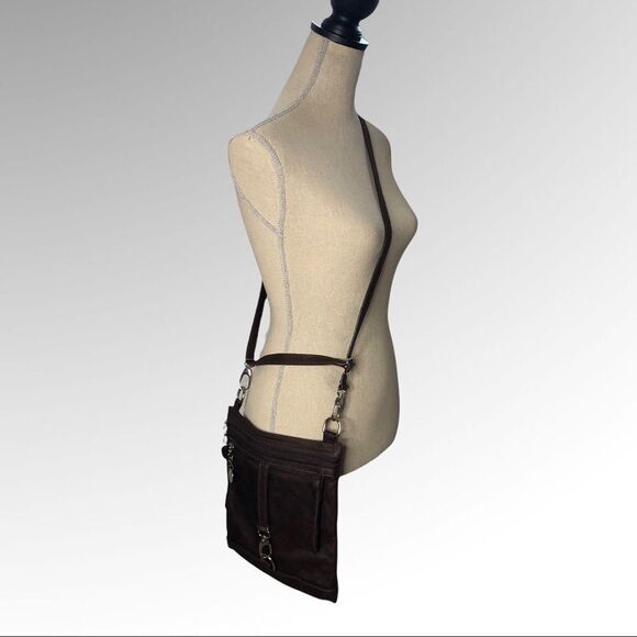 BORSE IN PELLE Brwn Leather Crossbody/Shoulder Bag - Picture 3 of 12